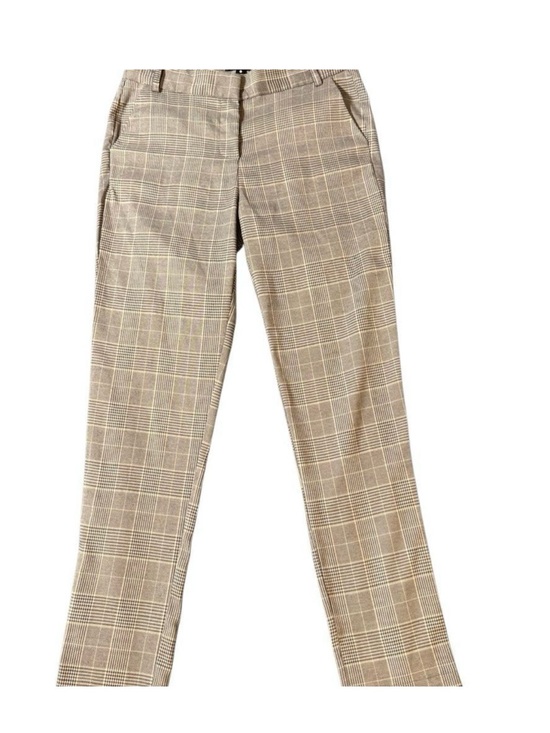 Aqua Pants - Aqua Women's Black Checkered Trousers XS